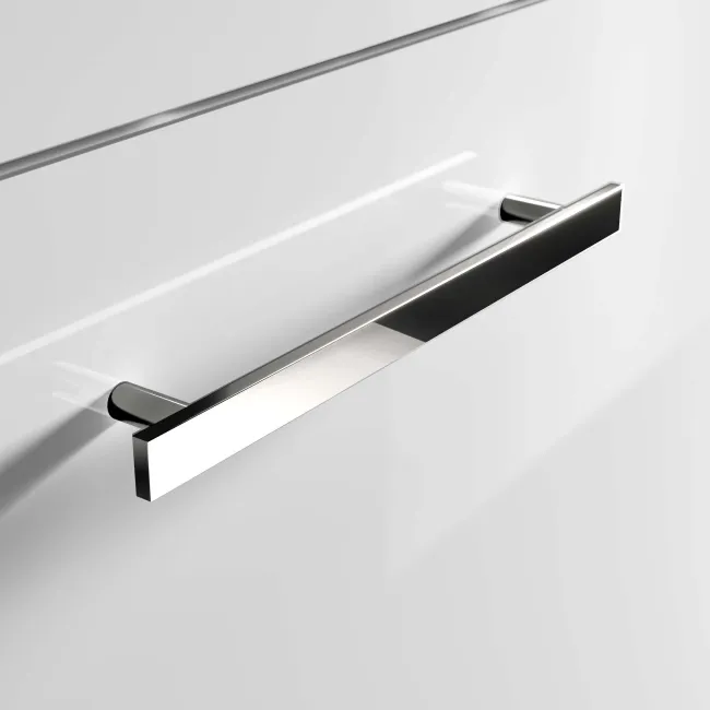 Avon Gloss White Wall Hung Drawer with Marble Top 600mm - Excludes Counter Top Basin