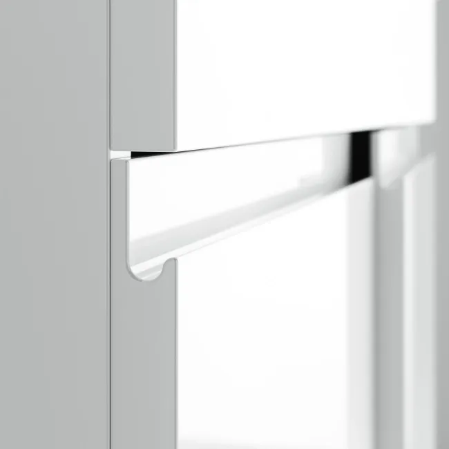 Trent Gloss White Combination Vanity Basin and Atlanta Toilet 1100mm