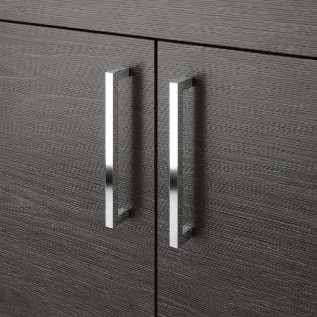 Harper Charcoal Elm Combination Vanity Basin with Marble Top & Atlanta Toilet 1200mm