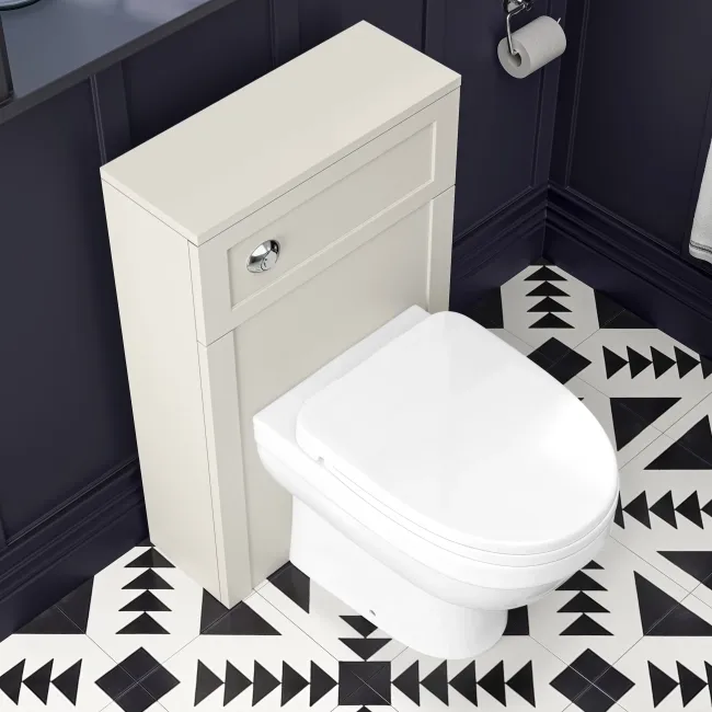 Bermuda Chalk White Combination Vanity Basin and Seattle Toilet 1000mm