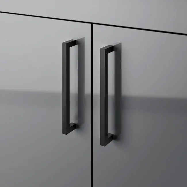 Harper Stone Grey Combination Vanity Basin and Atlanta Toilet 1200mm - Black Accents