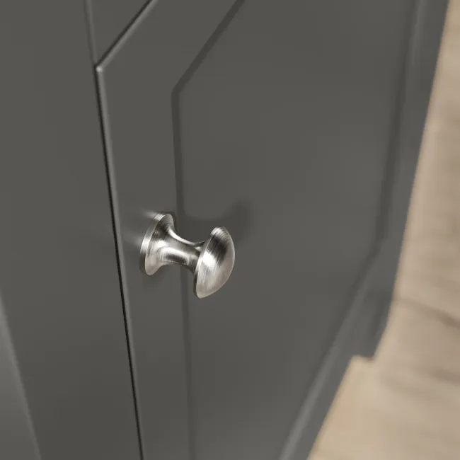 Bermuda Graphite Grey Combination Vanity Basin and Boston Toilet 1000mm