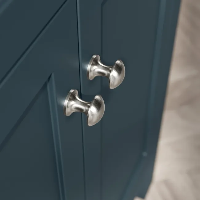 Bermuda Inky Blue Combination Vanity Basin and Boston Toilet 1100mm