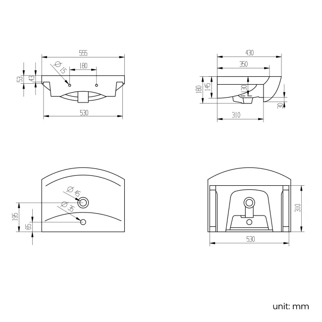 Capri Mystic Green Combination Vanity Basin and Denver Toilet 1050mm - Chrome Handles