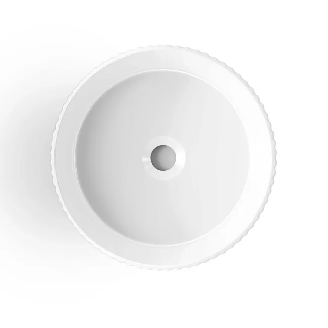 Malta Fluted Coastal White Double Wall Hung Drawer Vanity with Marble Top & Nevis Basin 1200mm