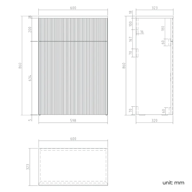 Sicily Fluted Black Walnut Combination Vanity Basin with Marble Top & Tucson Toilet 1200mm - Chrome Handles