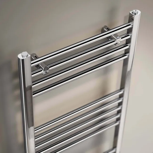 Barcelona Electric Chrome Straight Heated Towel Rail 1600x500mm