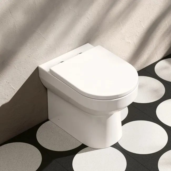 Miami Rimless Back To Wall Toilet With Soft Close Seat
