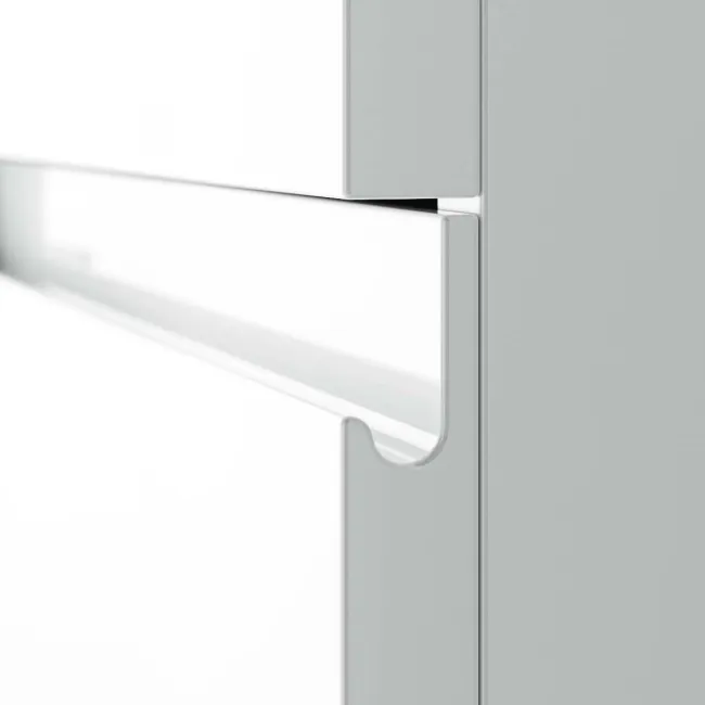 Trent Gloss White Cloakroom Floor Standing Basin Vanity 400mm