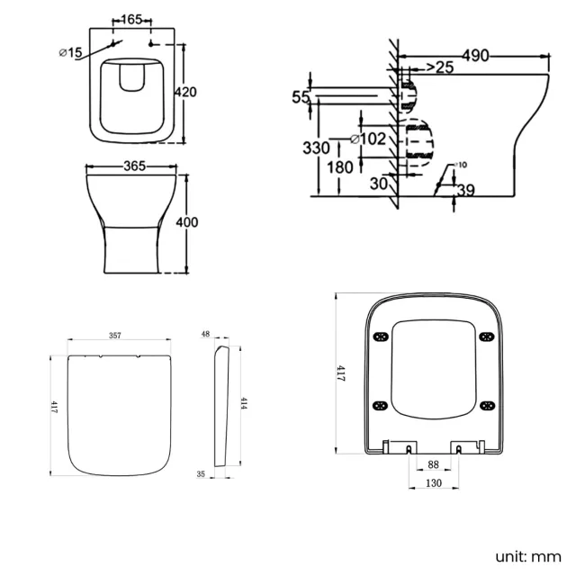 Monaco Dove Grey Combination Vanity Basin with Marble Top & Atlanta Toilet 1200mm - Brushed Brass Accents