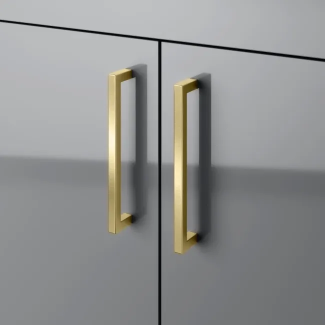 Harper Stone Grey Combination Vanity Basin and Boston Toilet 1200mm - Brushed Brass Accents - Right Handed