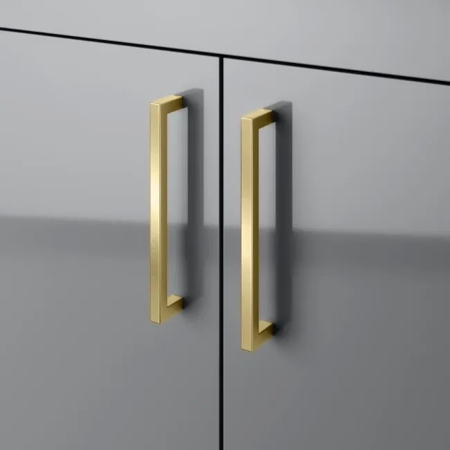 Harper Stone Grey Combination Vanity Basin and Boston Toilet 1500mm - Brushed Brass Accents