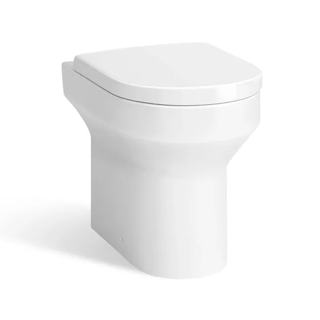 Mersey Gloss White Combination Vanity Basin and Miami Toilet 1100mm - Black Accents