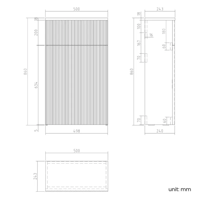 Sicily Fluted Country Oak Combination Vanity Basin with Marble Top & Houston Toilet 1000mm - Brushed Brass Accents