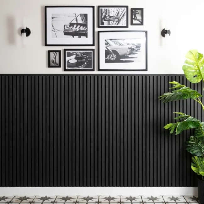 Trepanel® Black Wood Acoustic Wall Panel Trims