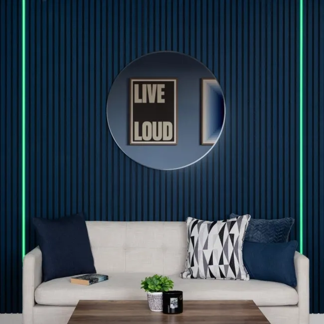 Trepanel Bright® Wall Panel WiFi Multi Colour LED Strip Lights White - 2.4m 2 Pack