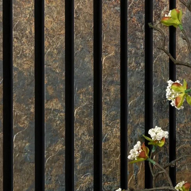 Trepanel Design® Rustic Multicolour Slate Effect Acoustic Wall Panels