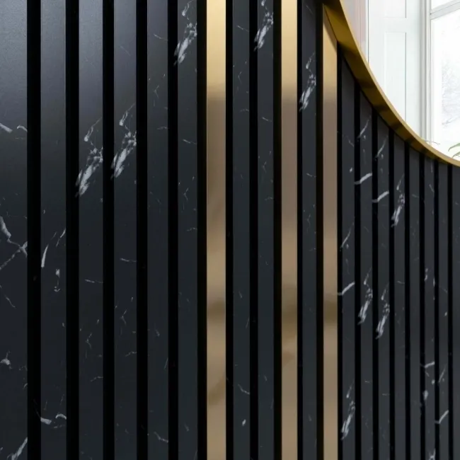 Trepanel® Stainless Steel Brass Decorative Acoustic Slat Cover