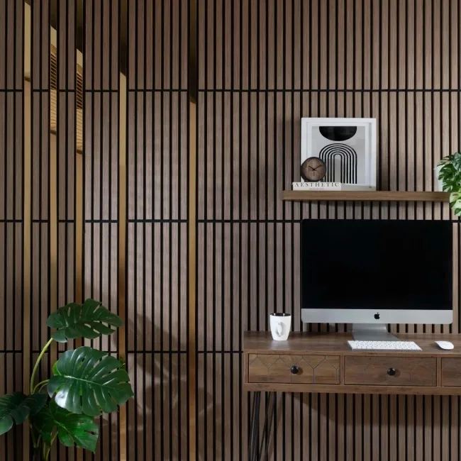 Trepanel® Stainless Steel Brass Decorative Acoustic Slat Cover