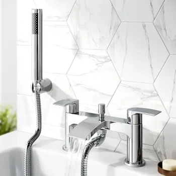 Spey Chrome Bath Filler & Handheld Shower
