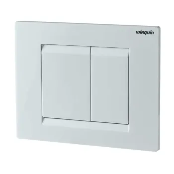 Wirquin Dual Flush White Push Plate