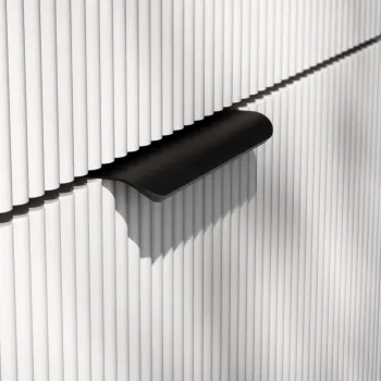 Matt Black Flat Furniture Handle