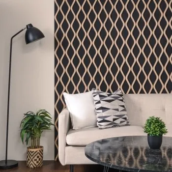 Trepanel® Oak Wave Lattice Acoustic Wood Slat Panels