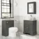 Lucia Graphite Grey Vanity with Marble Top & Round Counter Top Basin 640mm
