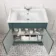 Lucia Midnight Green Basin Vanity 830mm