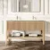 Maru Oak Wood Grain Vanity Unit 1400mm
