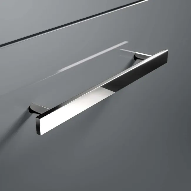 Avon Stone Grey Vanity Drawer with Curved Counter Top Basin 600mm