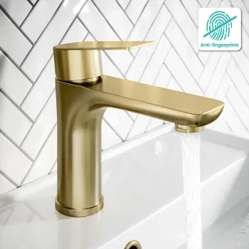 Glen Brushed Brass Basin Mixer Tap
