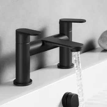 Avill Matt Black Bath Filler