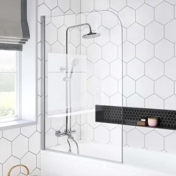 Venice 4mm Bath Screen - 1000mm