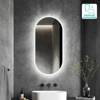 Emilee Pill Illuminated LED Mirror 1000x500mm
