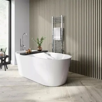 Trepanel Aqua 3D® Waterproof Ash Grey Wood Effect Slat Panels 3 Pack (Covers 1.39 SQM)