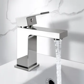 Tamar Chrome Cloakroom Basin Mixer Tap