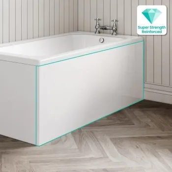1400 Super Strength Reinforced Acrylic Straight Bath Front Panel