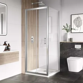 London 6mm Bifold Shower Enclosure 700x700mm