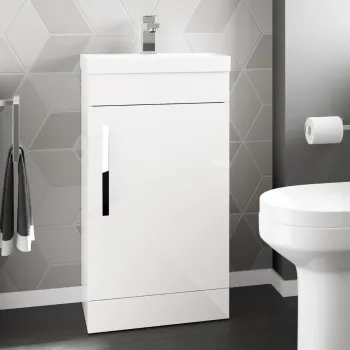 Avon Gloss White Basin Vanity 450mm