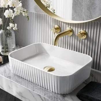 Reno Fluted Counter Top Basin 454mm