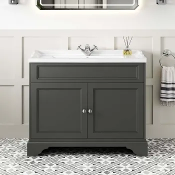 Lucia Graphite Grey Basin Vanity 1030mm