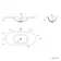 Positano Natural Oak Curved Vanity Unit 1200mm