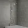 Lismore Round Chrome Shower Riser Kit