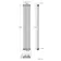 Athens White Double Column Vertical Traditional Radiator 1800x290mm