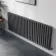 Marbella Anthracite Double Oval Panel Radiator 600x1620mm