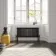 Athens Matt Black Triple Column Horizontal Traditional Radiator 450x1010mm