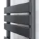 Santorini Anthracite Flat Panel Heated Towel Rail 1200x450mm