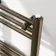 Barcelona Antique Gold Straight Heated Towel Rail 650x400mm