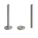 Stone Grey Pipe Connectors For Heated Towel Rails & Radiators (Pair) 150mm